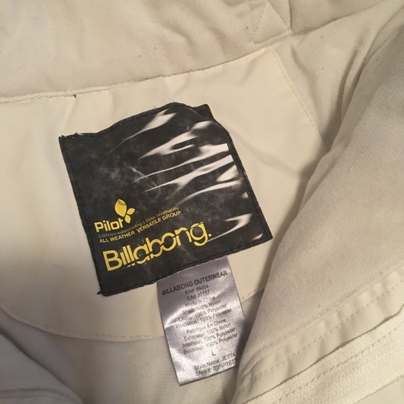Billabong white snow pants - Picture 6 of 6